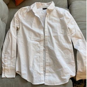 White bottom down long sleeve